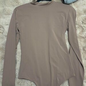 Babaton Taupe Long Sleeve Top